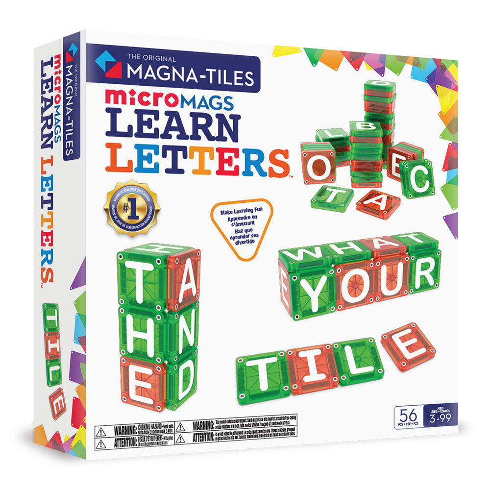 microMAGS LEARN Letters 56 Piece Set