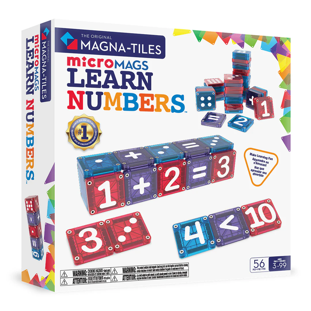 microMAGS LEARN Numbers™ 56 Piece Set