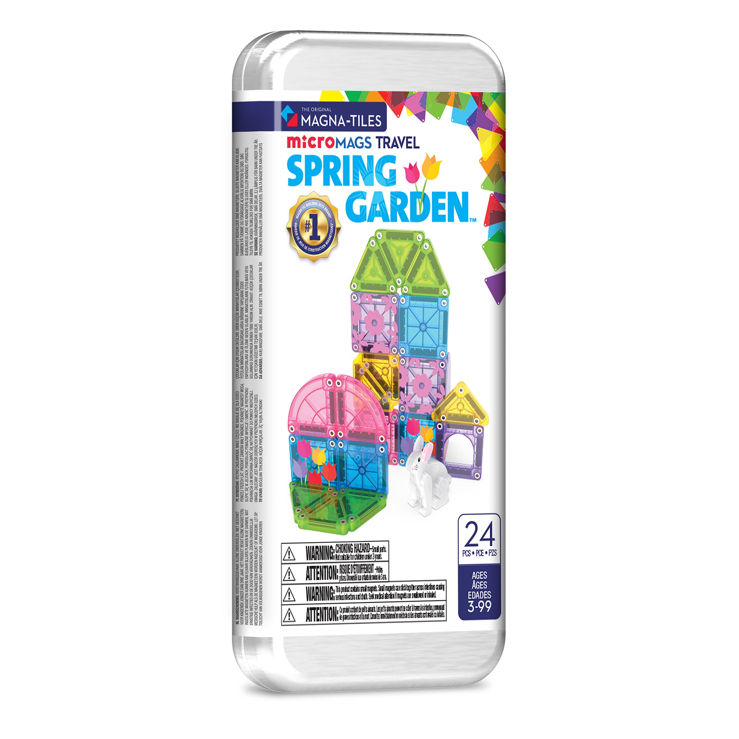 microMAGS Spring Garden 24Piece Travel Set
